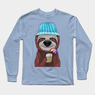 Summer sloth Long Sleeve T-Shirt